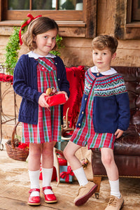 Fallon Dress - Highlands Tartan