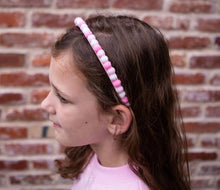 Load image into Gallery viewer, Pink Party Pom Pom Headband