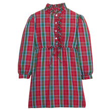 Load image into Gallery viewer, Ruffled Shirt Dress - Highlands Tartan