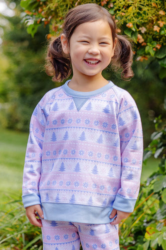 Smitty Sweatshirt - Fairisle Flurries (Pink)