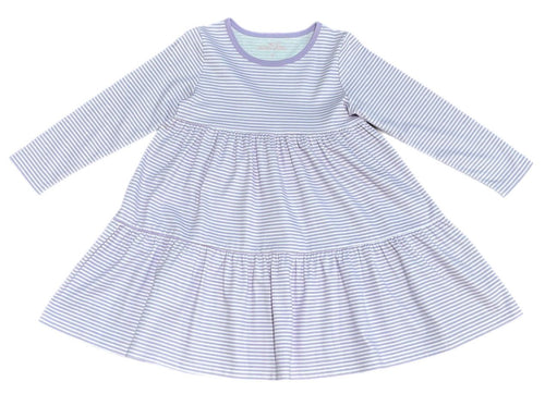 Brynn Knit Dress - Lavender Stripe