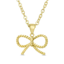 Load image into Gallery viewer, Bow Twist Necklace - Gold