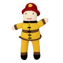Load image into Gallery viewer, Frank the Fireman Knit Doll