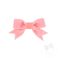 Load image into Gallery viewer, Mini Velvet Bowtie with Tails - MORE COLORS