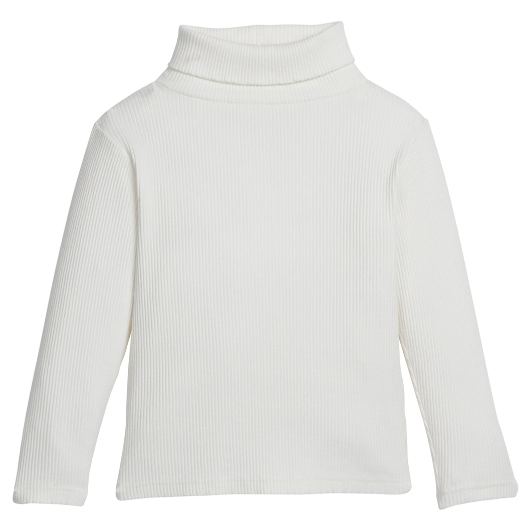 Ribbed Turtleneck - Ivory