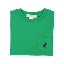 Load image into Gallery viewer, Carter Crewneck - Kiawah Kelly Green with Nantucket Navy Stork