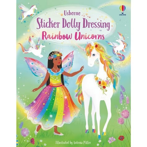 Sticker Dolly Dressing - Rainbow Unicorns