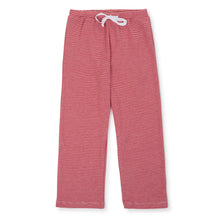 Load image into Gallery viewer, Beckett Boys&#39; Pima Cotton Hangout Pant - Red Stripes