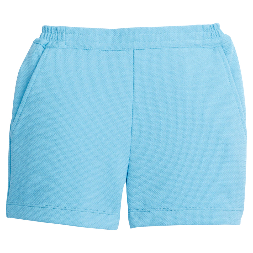 Basic Shorts - Turquoise Pique