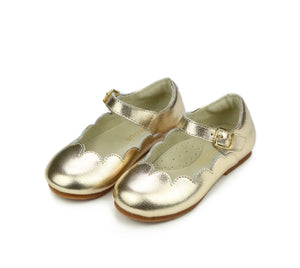 Sonia Scalloped Flat - Gold