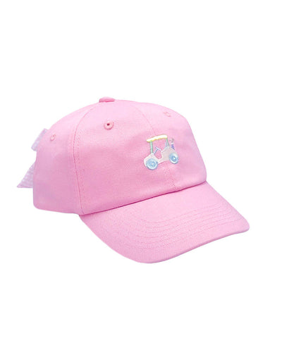 Rainbow Golf Cart Bow Baseball Hat