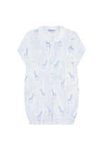 Load image into Gallery viewer, Blue Giraffe Print Converter Gown