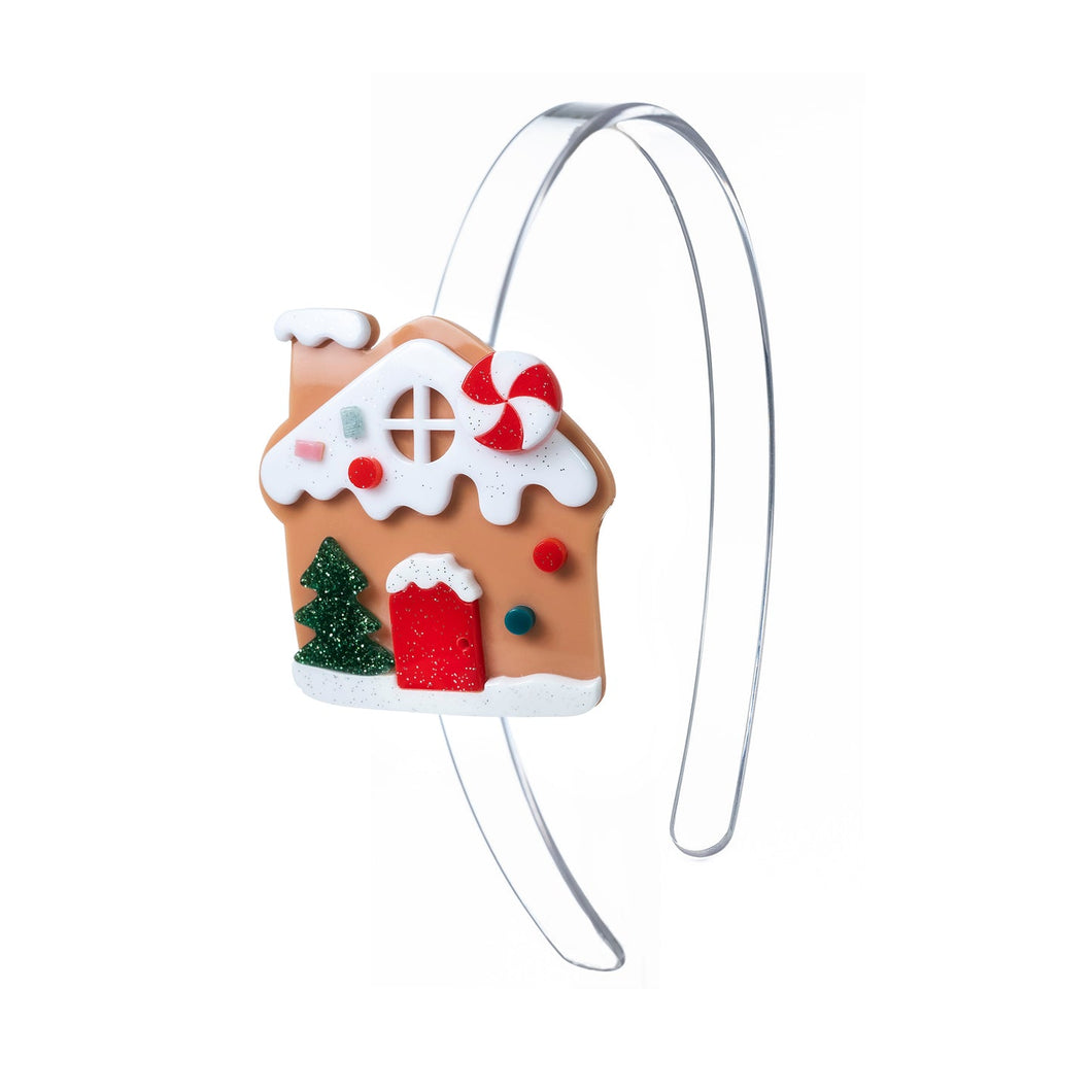 Festive Gingerbread House Headband