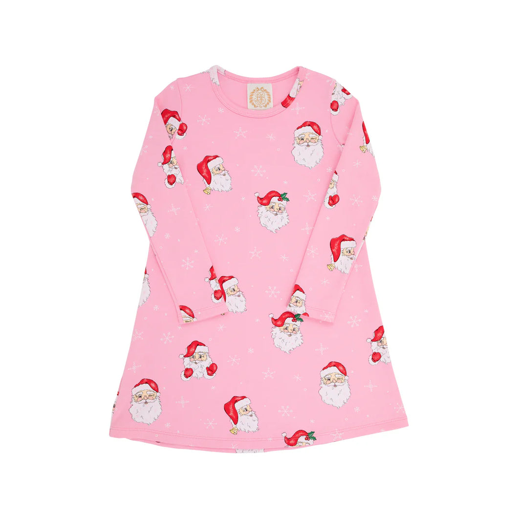 Long Sleeve Polly Play Dress - Dear Santa