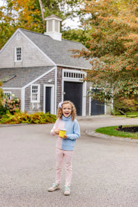 Townsend Turtleneck Sweater - Palm Beach Pink and Beale Street Blue