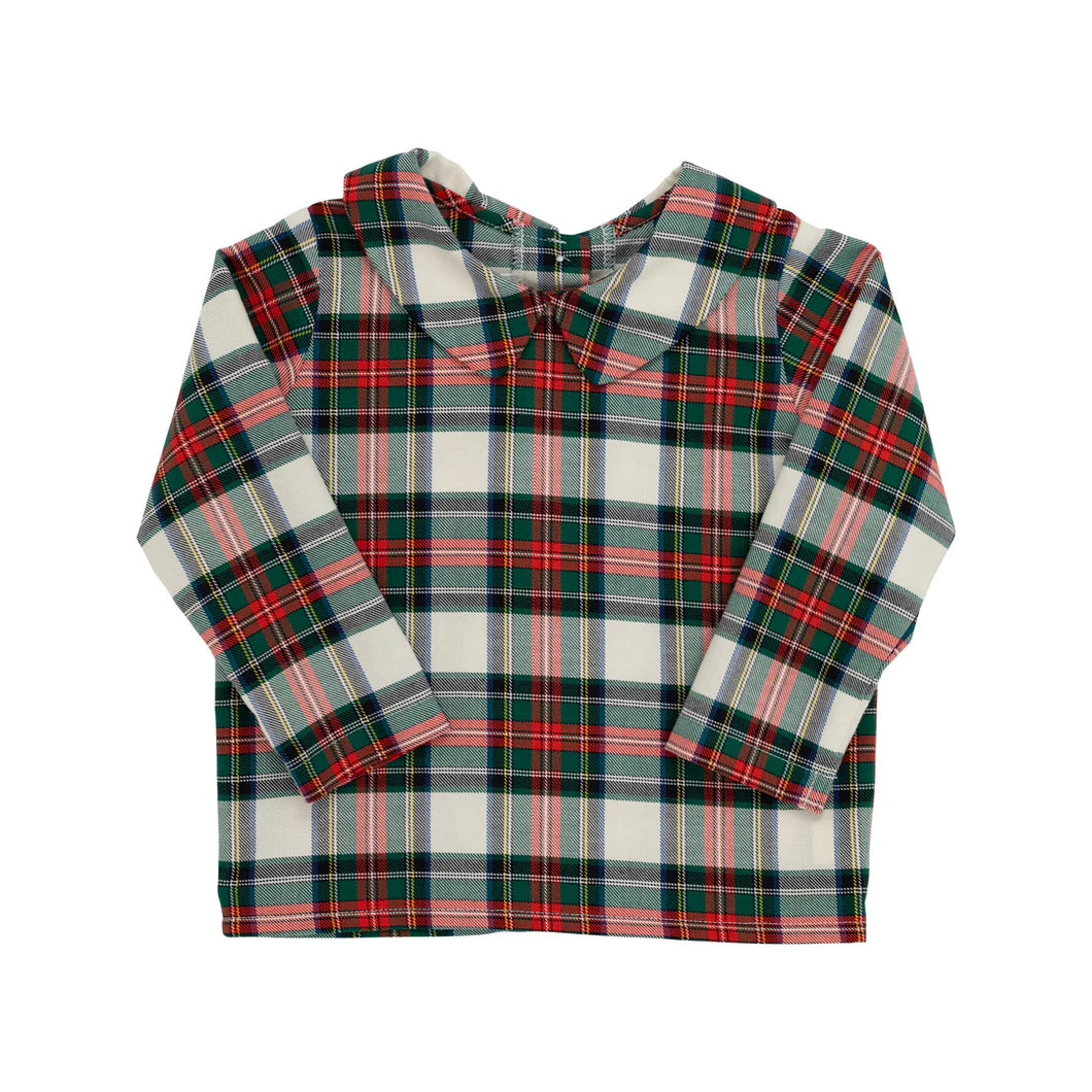 Peter Pan Collar Shirt - Aiken Place Plaid