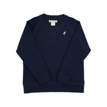 Load image into Gallery viewer, Cassidy Comfy Crewneck - Nantucket Navy with Palmetto Pearl