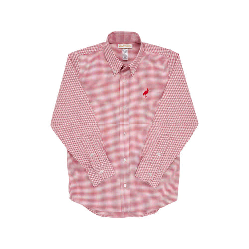 Dean's List Dress Shirt - Richmond Red Windowpane