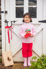 Load image into Gallery viewer, Intarsia Sweater - Pink Holiday Lab