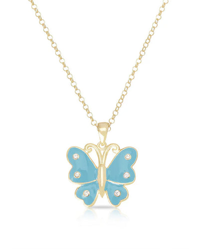 Butterfly Pendant (Turquoise)