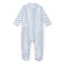 Load image into Gallery viewer, Preston Romper - Stripes in Blue