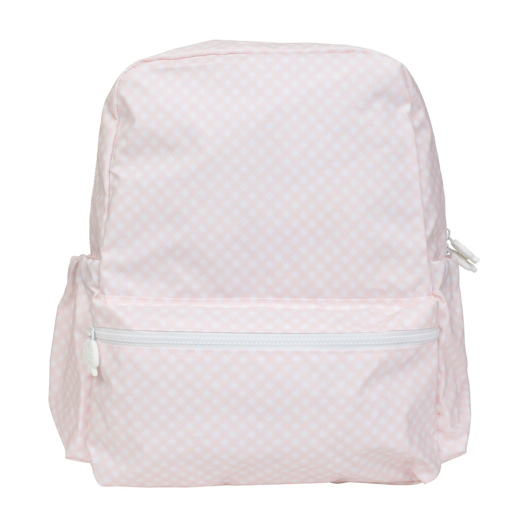 The Backpack - Large / Pink Gingham