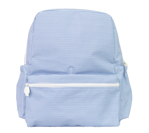 The Backpack - Small / Navy Mini Stripe