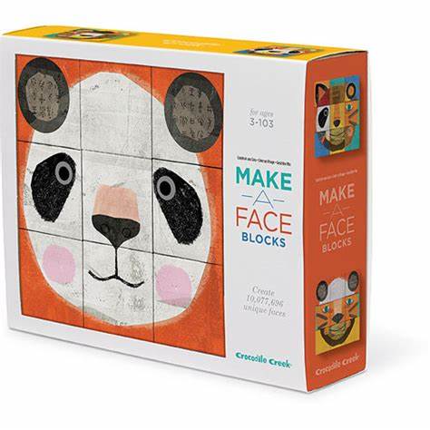 Make-A-Face Puzzle Blocks - Wild Kingdom