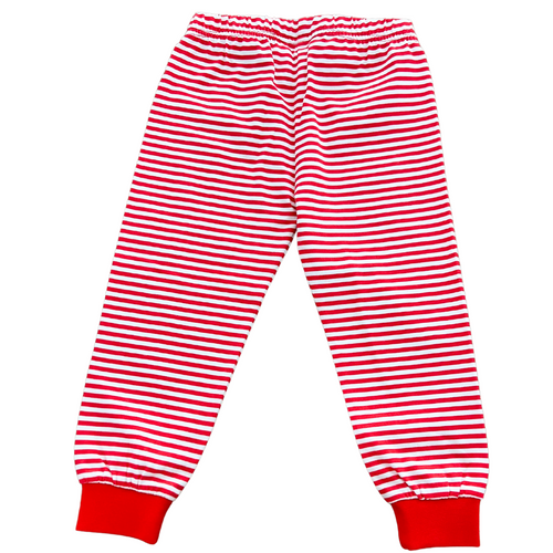 Red Stripe Pima Pants