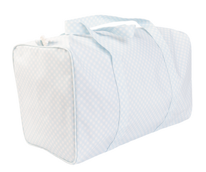 The Duffle Bag - Blue Gingham