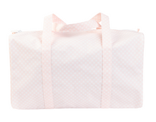 Load image into Gallery viewer, The Duffle Bag - Pink Gingham