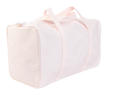 Load image into Gallery viewer, The Duffle Bag - Pink Gingham