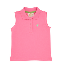 Load image into Gallery viewer, Sleeveless Anna Price Polo - Hamptons Hot Pink