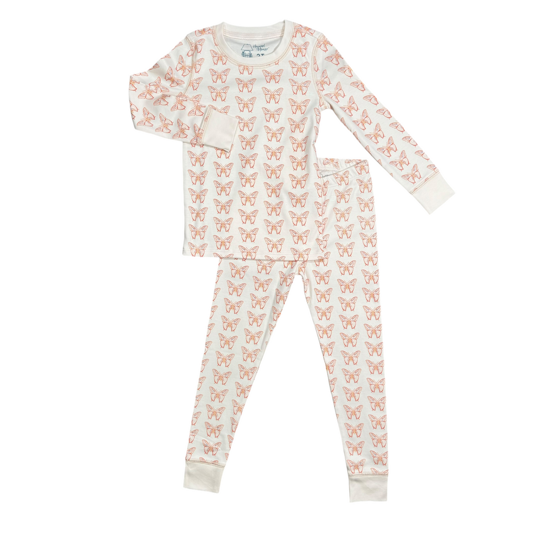 2-Piece Pajama Set - Butterflies