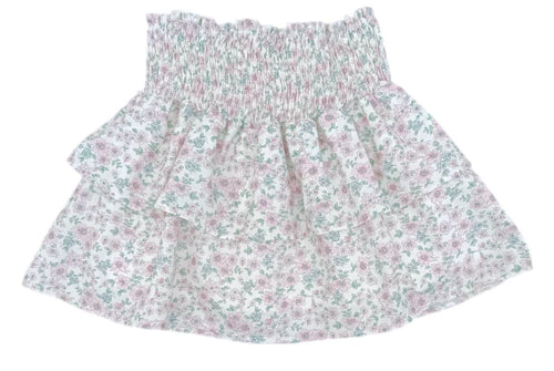 Cherry Blossom Smocked Skirt