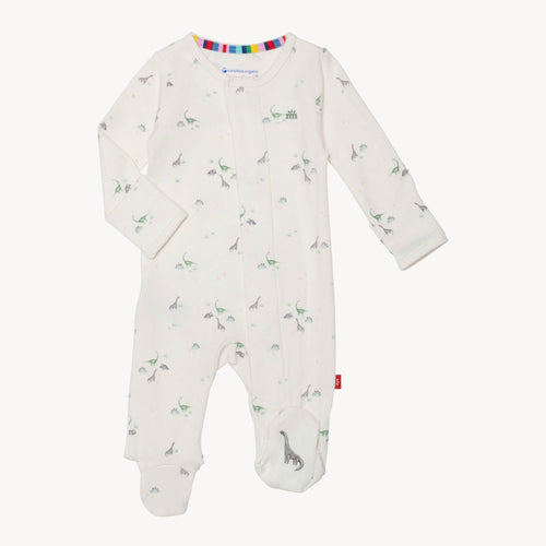 Organic Cotton Magnetic Footie - Tiny Diny